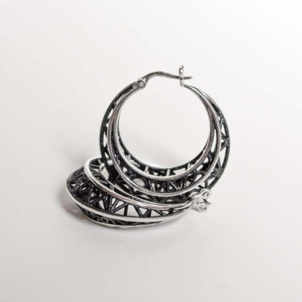 Серьги серебро 52925SB