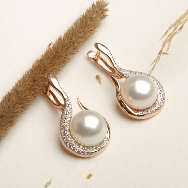 Серьги золото 32059A1