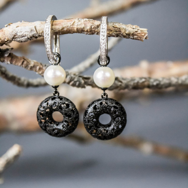 Серьги серебро 52955.1S1G