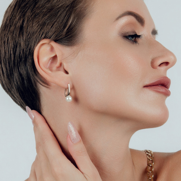 Серьги золото 22677A1