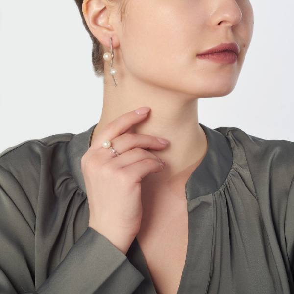 Серьги серебро 52101S1