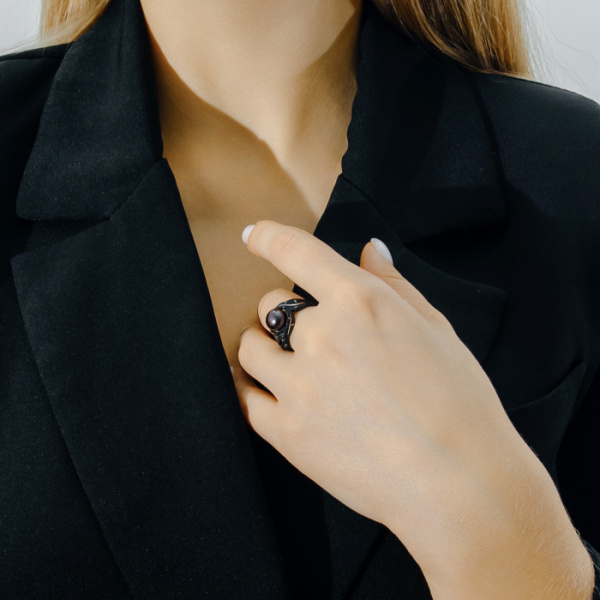 Кольцо серебро 51887S2B