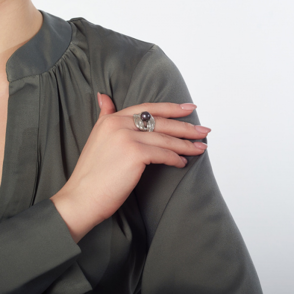 Кольцо серебро 51110S2