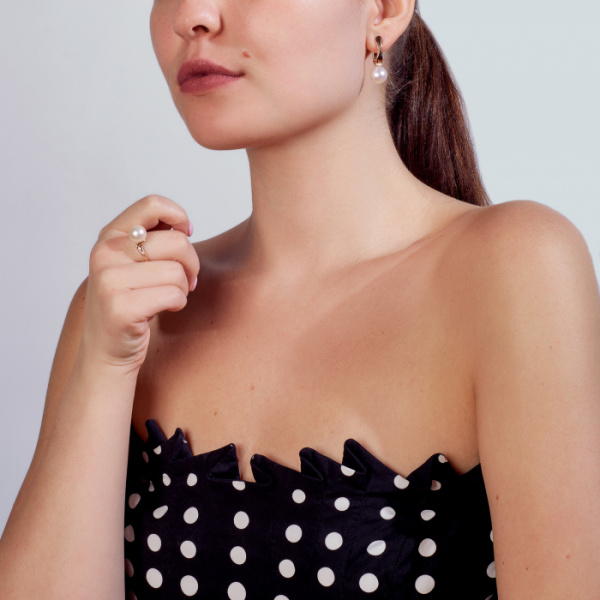 Серьги золото 32079A1