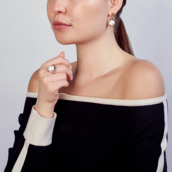 Серьги золото 32375A1