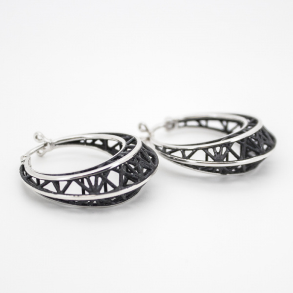 Серьги серебро 52925SB