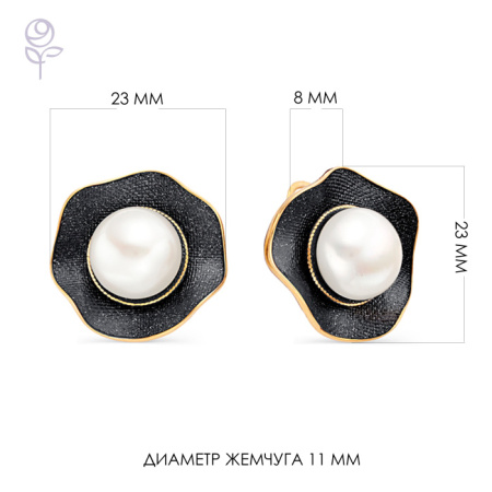 Серьги серебро 52804Y1B