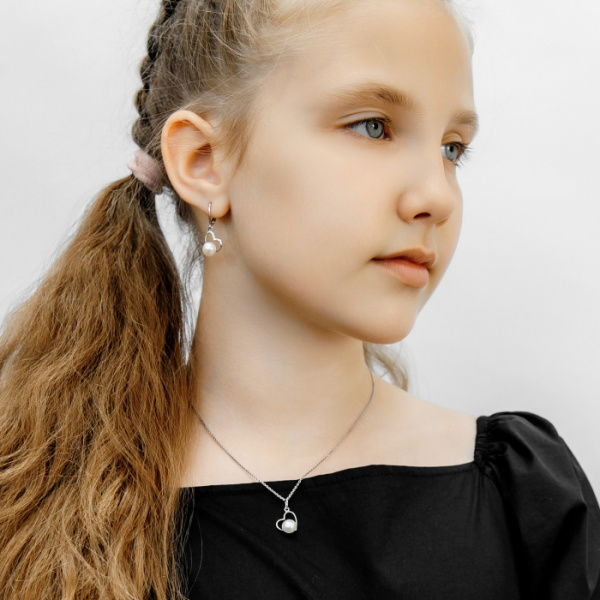 Серьги серебро 28089S1