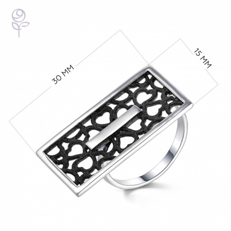 Кольцо серебро 51837SB