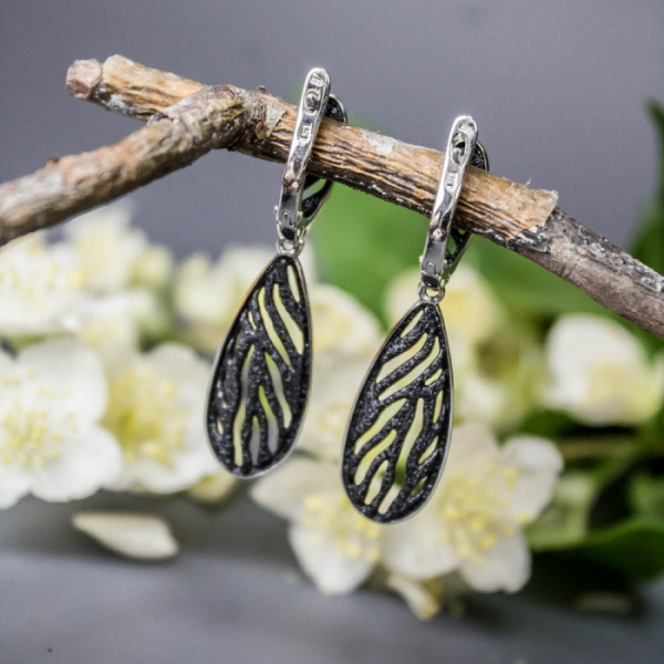 Серьги серебро 52940SB