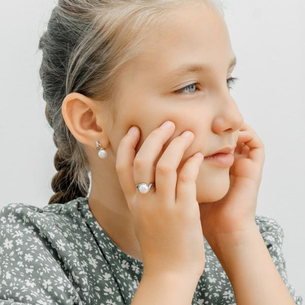Серьги серебро 52513S1