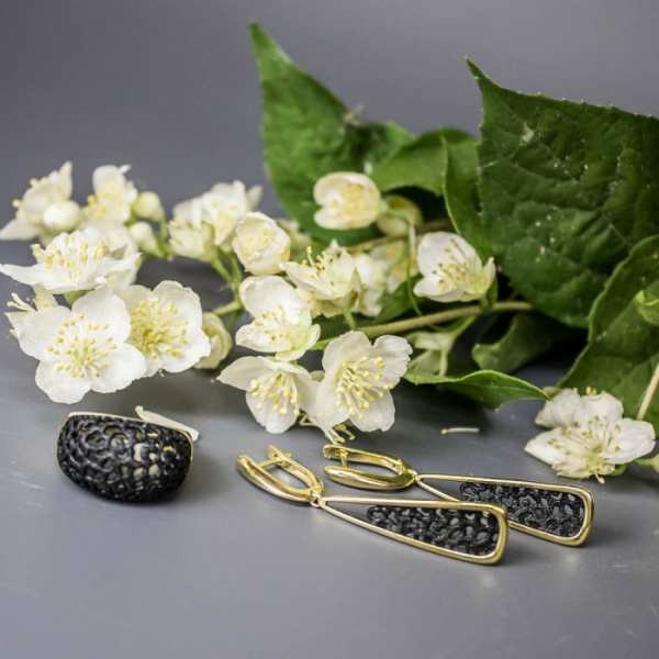 Серьги серебро 52944YB