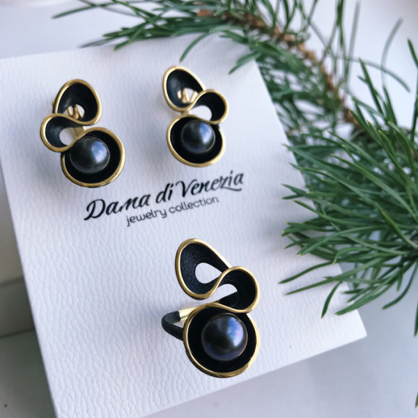 Серьги серебро 52849Y2B