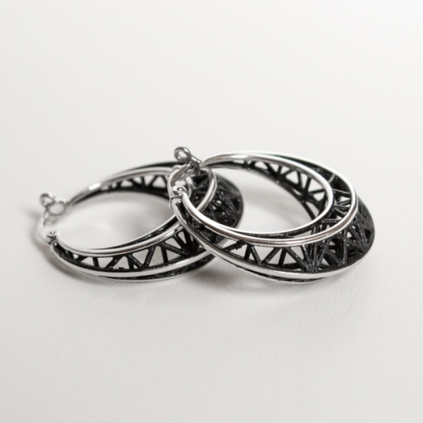 Серьги серебро 52925SB