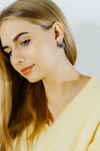 Серьги серебро 52547S2