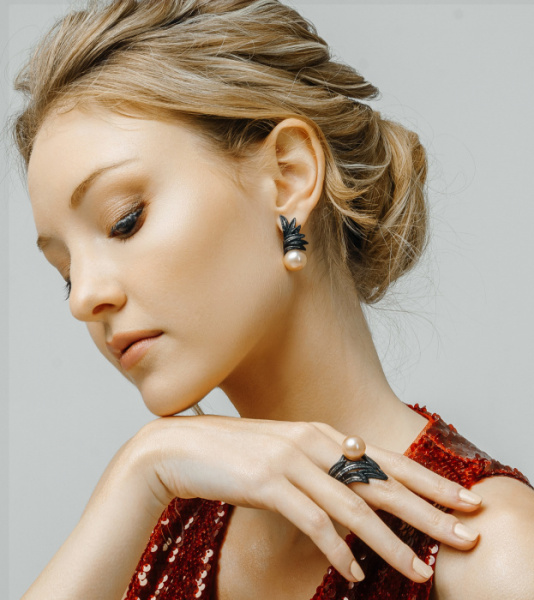 Кольцо серебро 51882S8B 