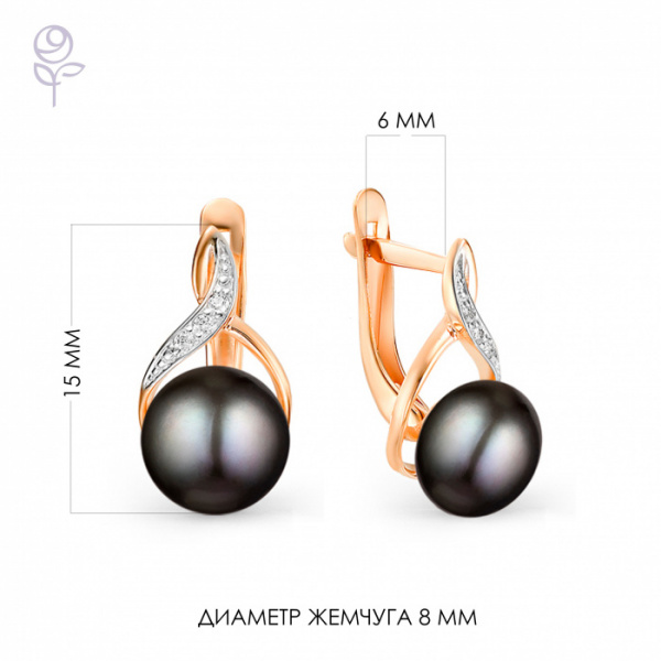 Серьги золото 32515A2