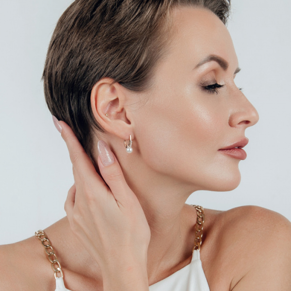 Серьги золото 22684A1