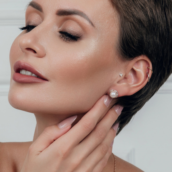 Пусеты золото 32076A1