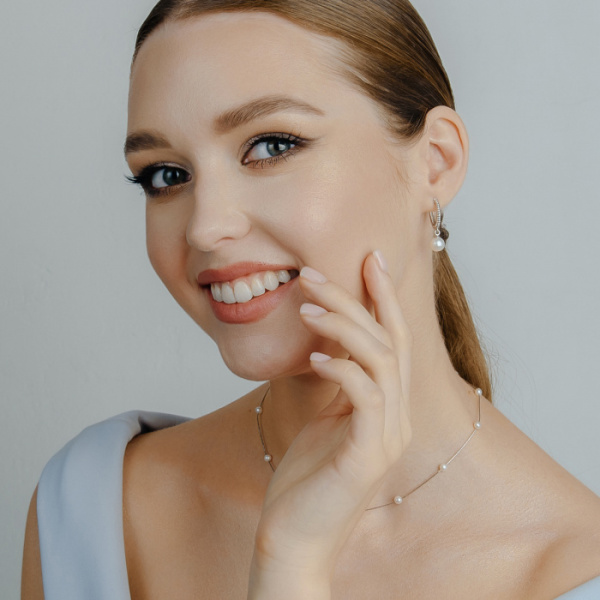 Серьги серебро 28445S1