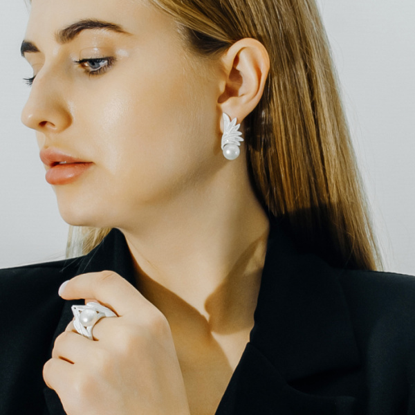 Кольцо серебро 51882S1W