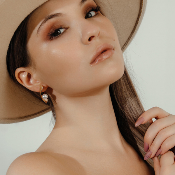 Серьги золото 22256A1