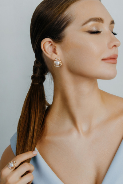 Серьги золото 32547A1